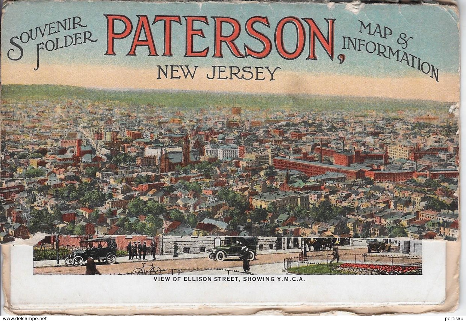 New Jersey Paterson Map Of 16 Foto's - Paterson