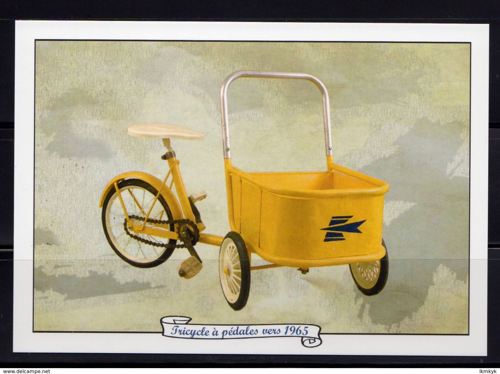 France 2017.Carte Postale Pré-Timbré.Tricycle A Pédales Vers 1965.Tarif Lettre Monde. - Other & Unclassified