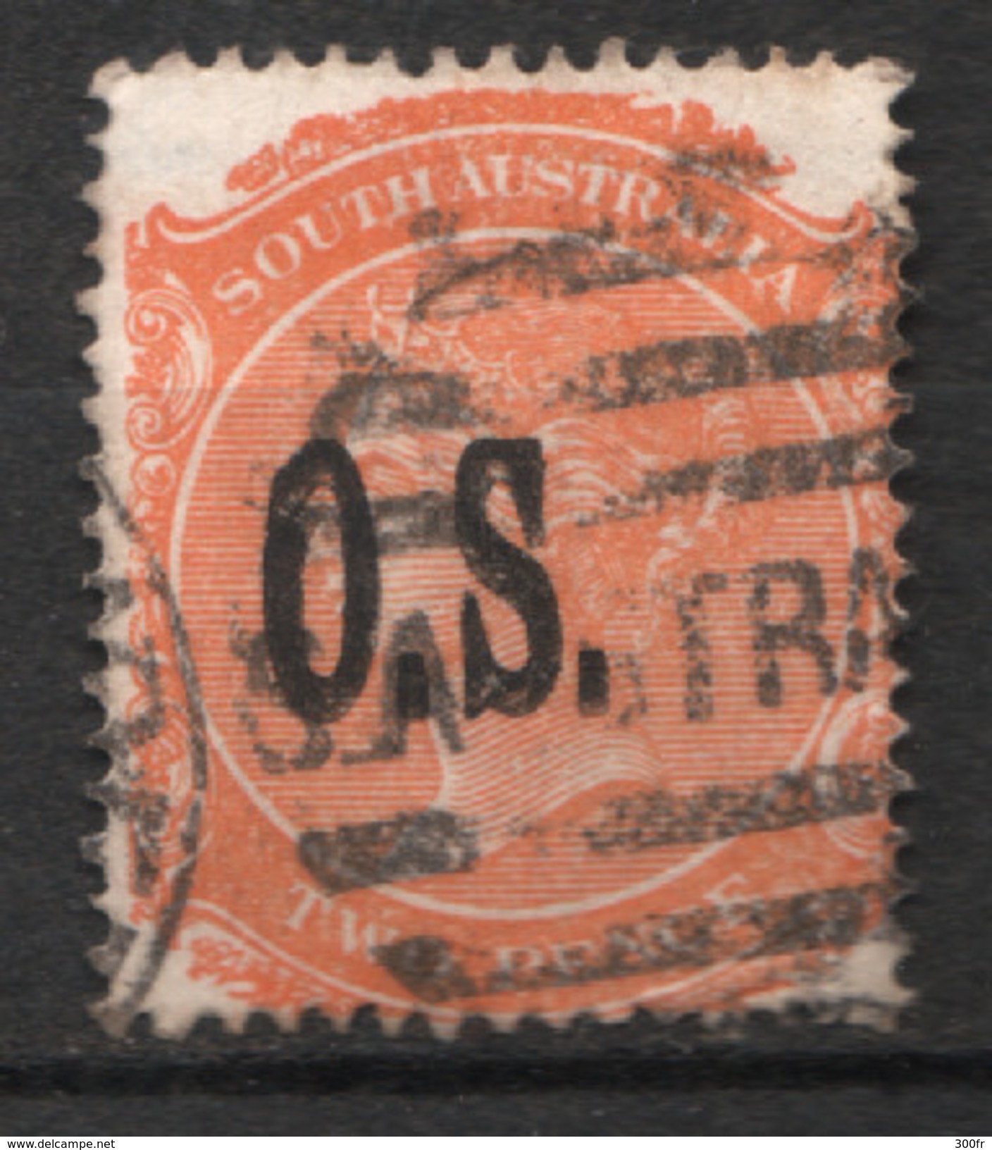 SOUTH AUSTRALIA  TWO PENCE O.S. OVERPRINT  AND ONE PENNY STAMPS COLONIES BRITANIQUES - Used Stamps