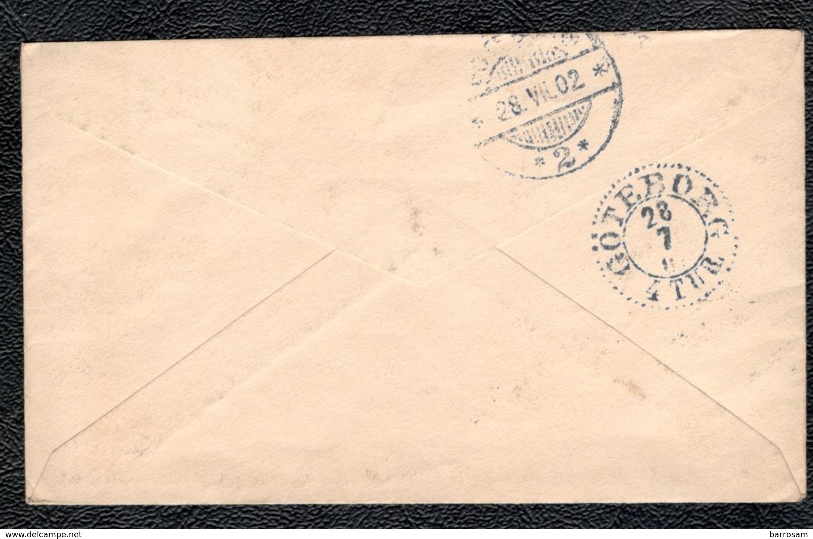 Sweden1902:Michel43 On Cover - Briefe U. Dokumente