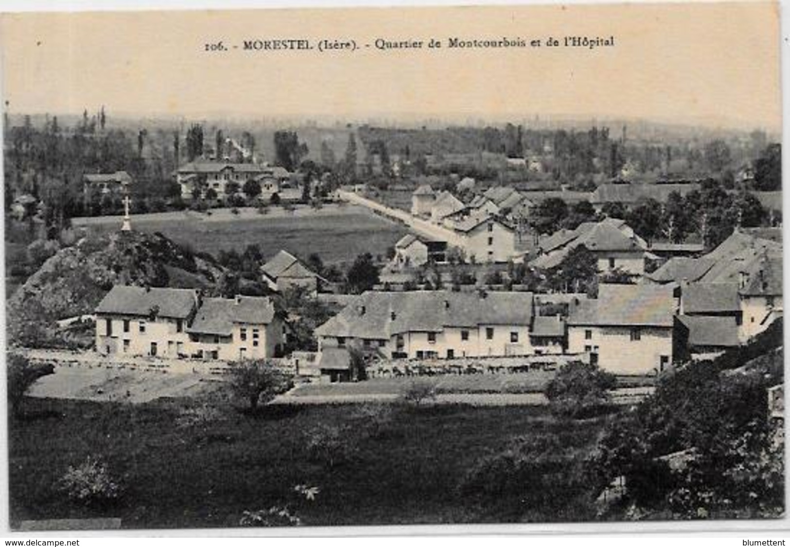 CPA Morestel Département De L'Isère écrite - Morestel