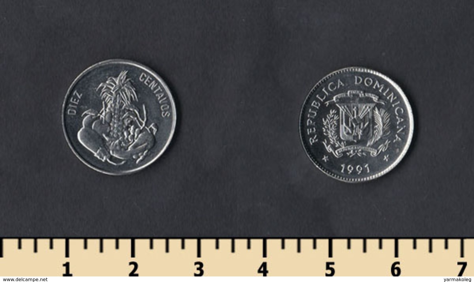 Dominicana 10 Centavos 1989-1991 - Dominicaine