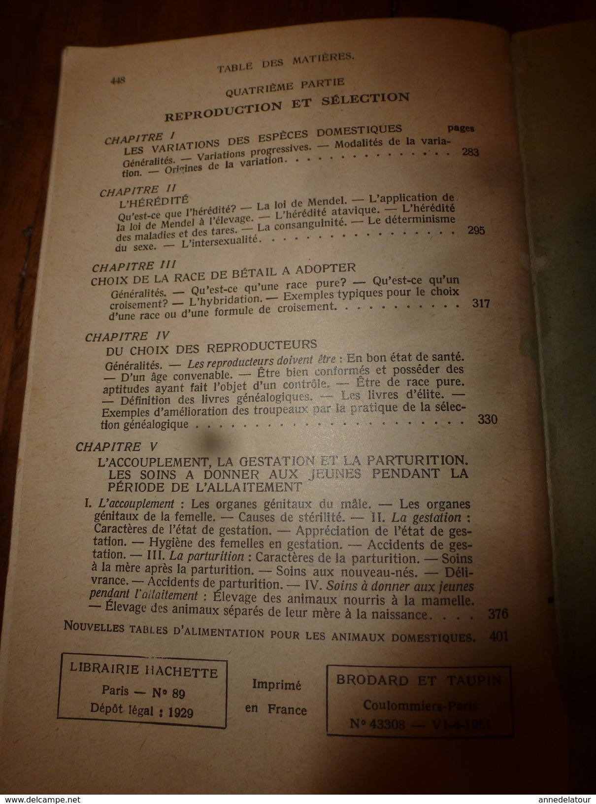 1929 Encyclopédie des connaissances agricoles par André Leroy--Elevage rationnel des animaux domestiques (Zootechnie)