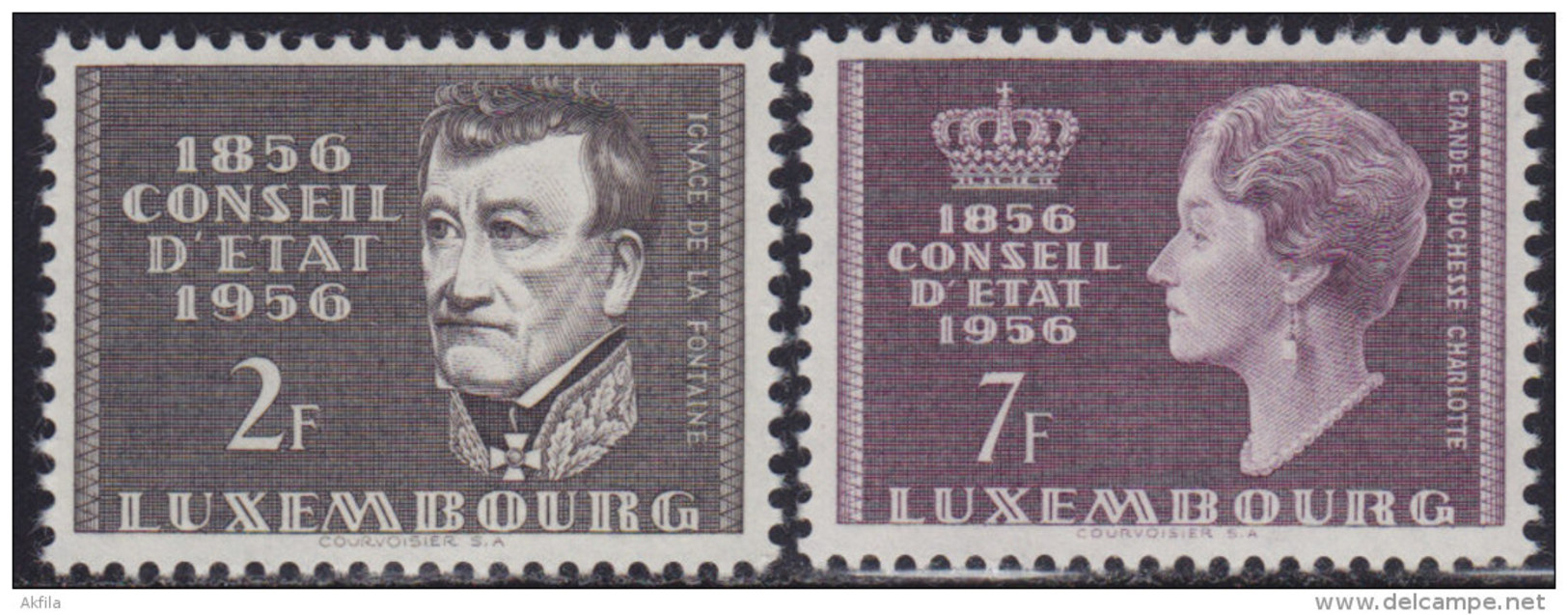 Luxembourg 1956 Centenary Of State Council, MNH (**) Michel 559-560 - Ungebraucht