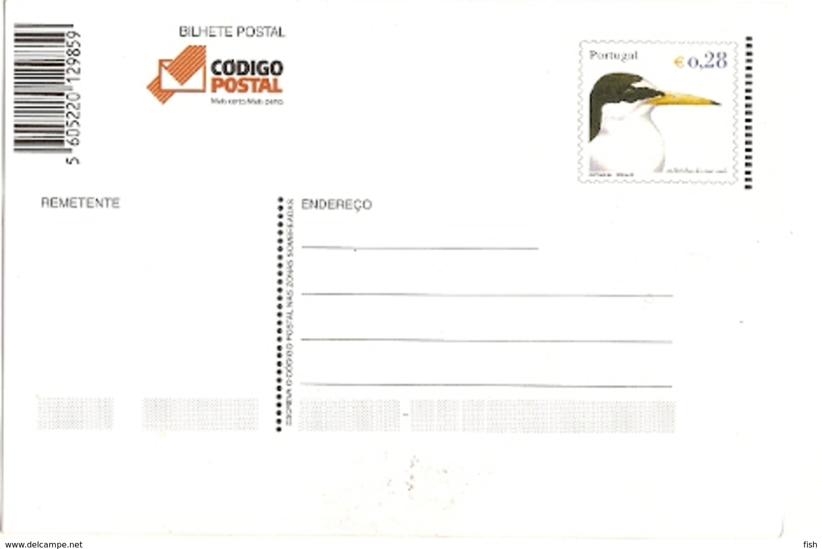 Portugal ** & Postal Stationery, Sternula Albifrons,  Andorinha-do-Mar-Anã  2002 (2845) - Papegaaien, Parkieten