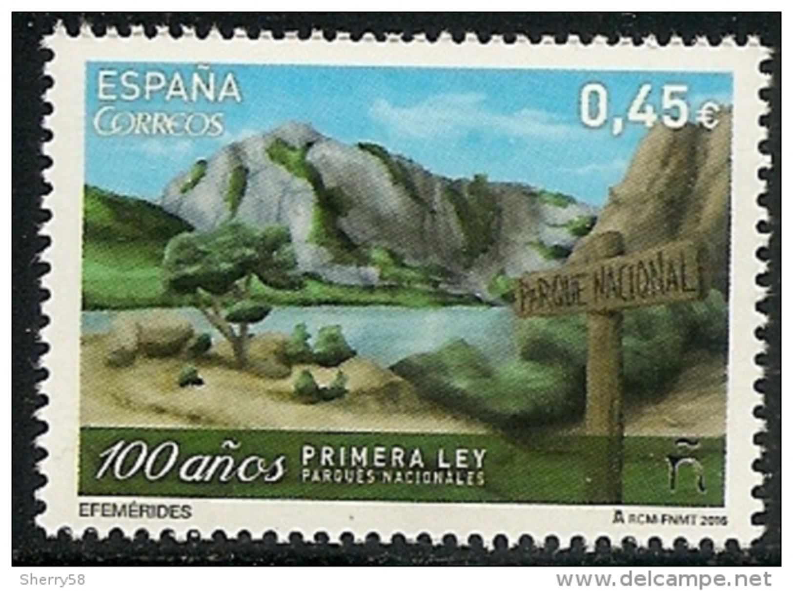 2016-ED. 5049 SERIE COMPLETA - Efemérides.100 Años Primera Ley Parques Nacionales - NUEVO - Unused Stamps