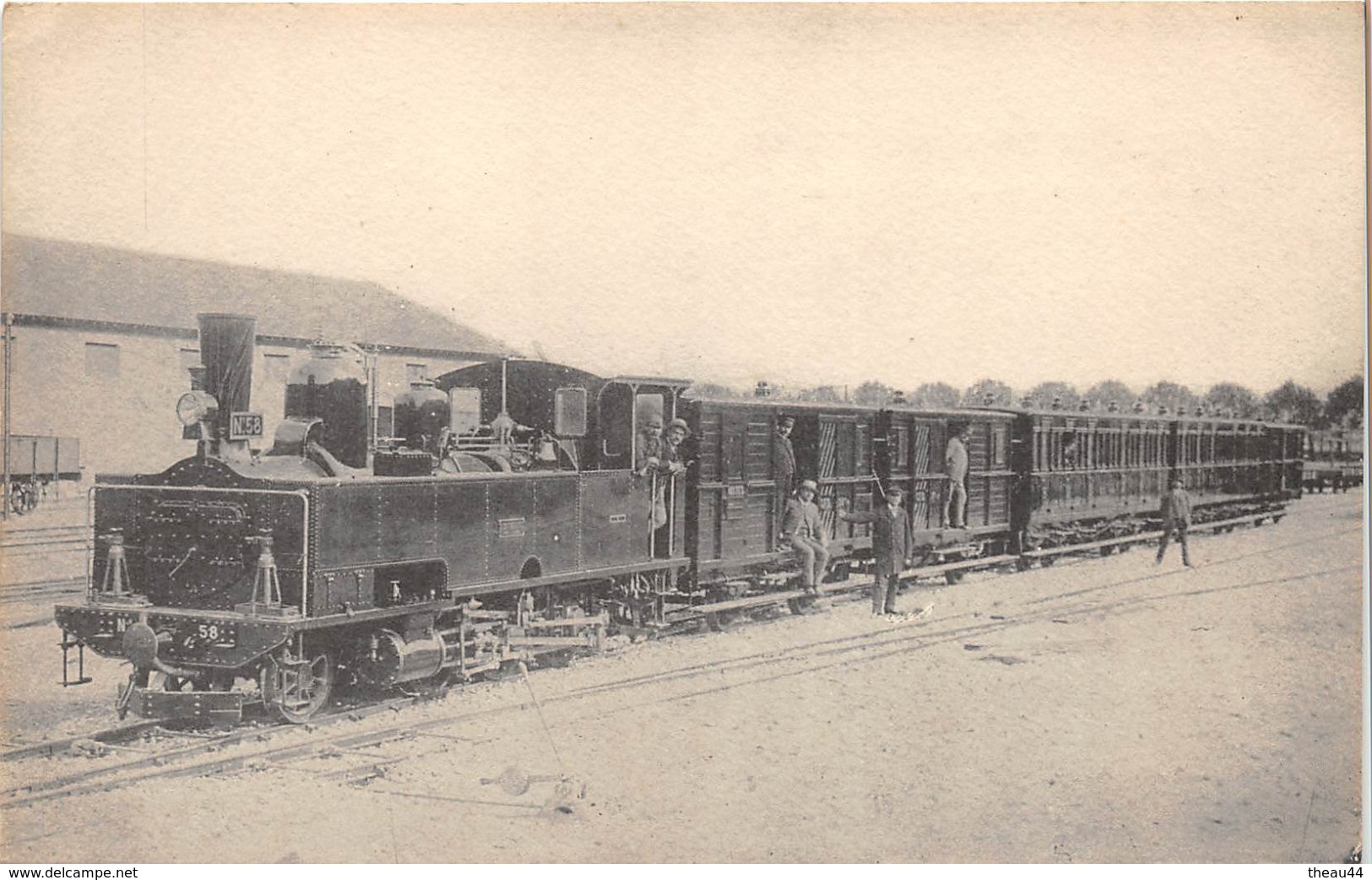 ¤¤  -  609  -  Chemins De Er Départementaux  -  Un Train Type Vers 1900  - Voie Métrique  -  ¤¤ - Trains