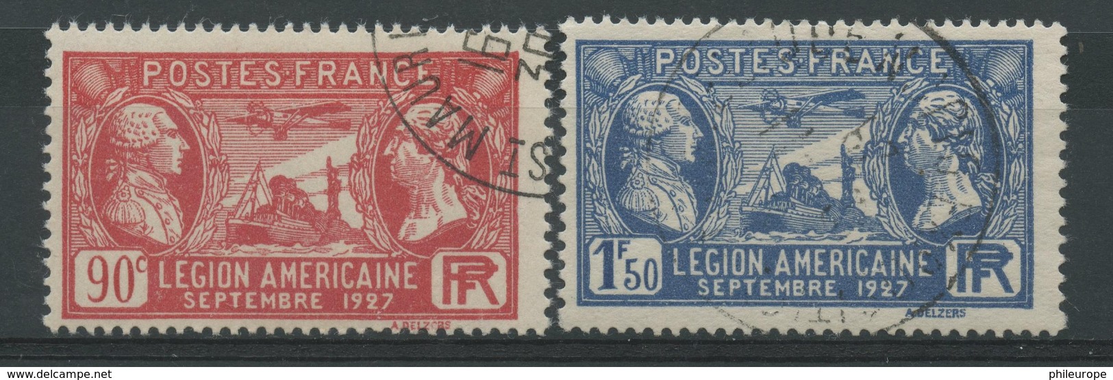 France (1927) N 244 à 245 (o) - Used Stamps