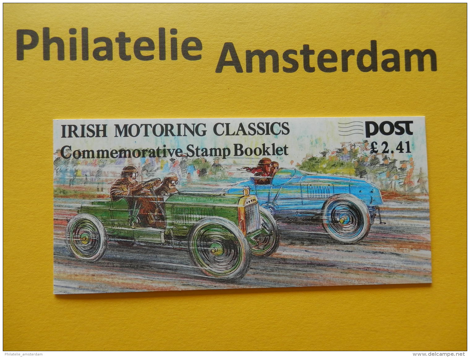 Ireland 1989, IRISH MOTORING CLASSICS: Mi 671-74, ** BK - Postzegelboekjes