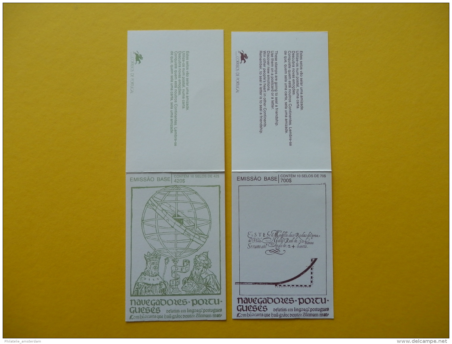 Portugal 1993, PORTUGESE SEAFARERS: Mi 1956-57, ** BK - Postzegelboekjes