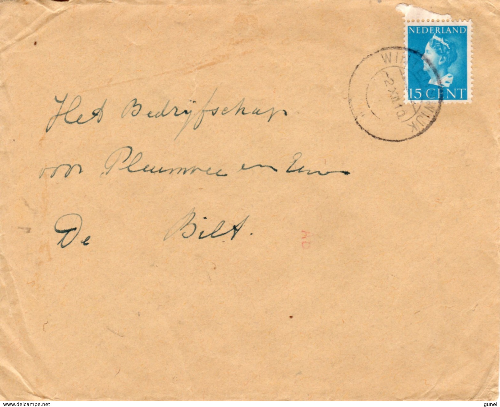 2.XII 1946 NVPH 337 Op Brief Van Winterswijk Naar De Bilt - Briefe U. Dokumente