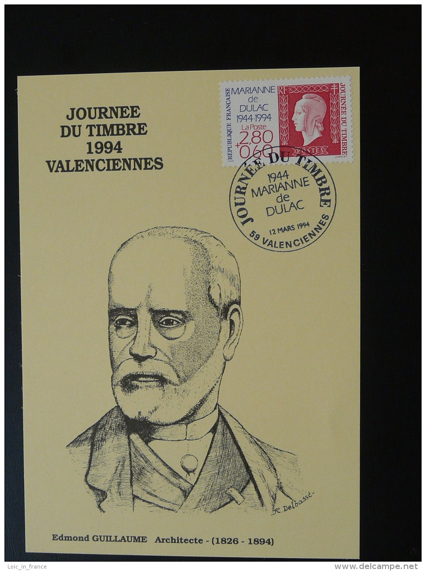 Carte Maximum Card Journée Du Timbre 1994 Valenciennes 59 Nord - Tag Der Briefmarke