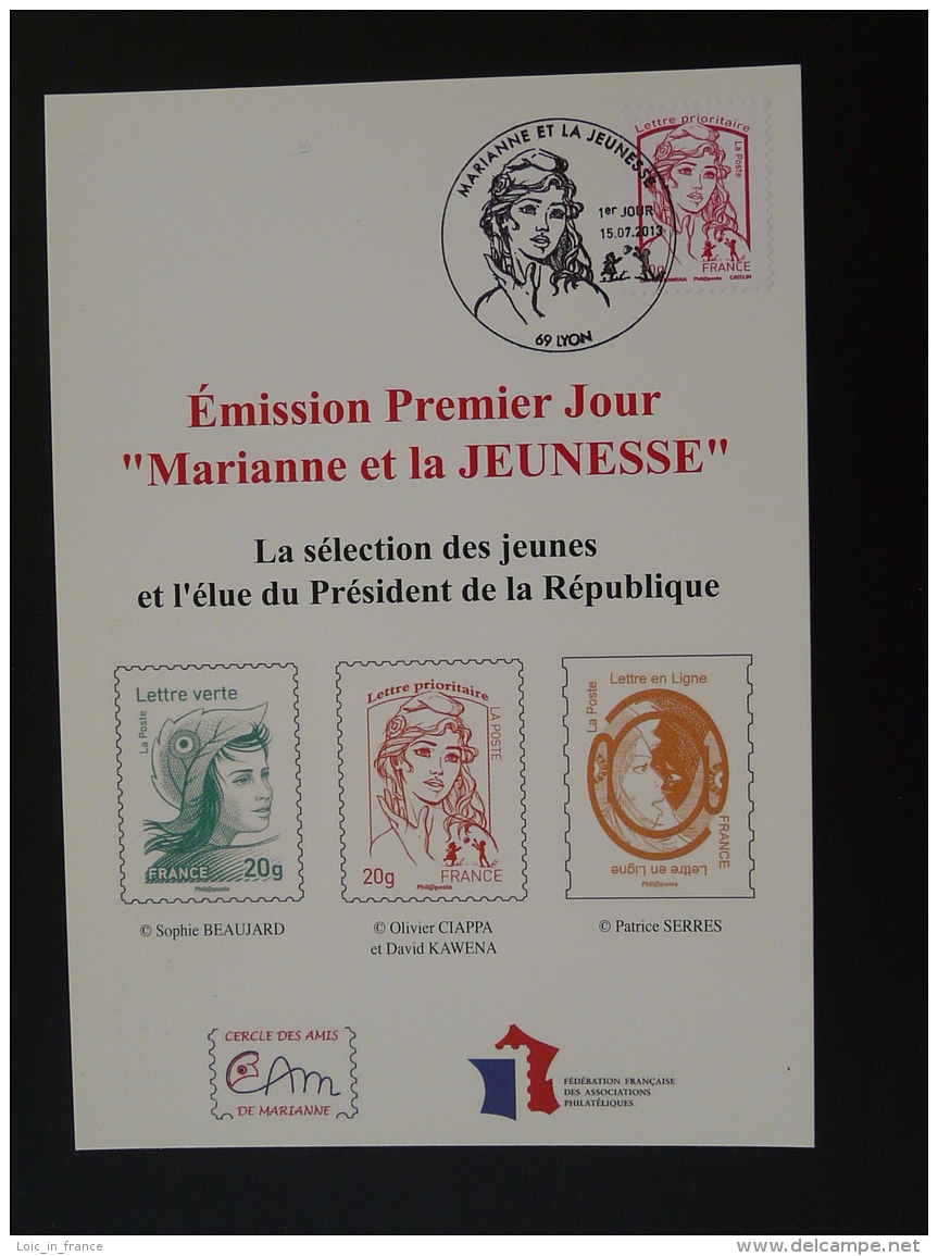 Carte Maximum Card Marianne De Ciappa Lyon 2013 - 2010-2019