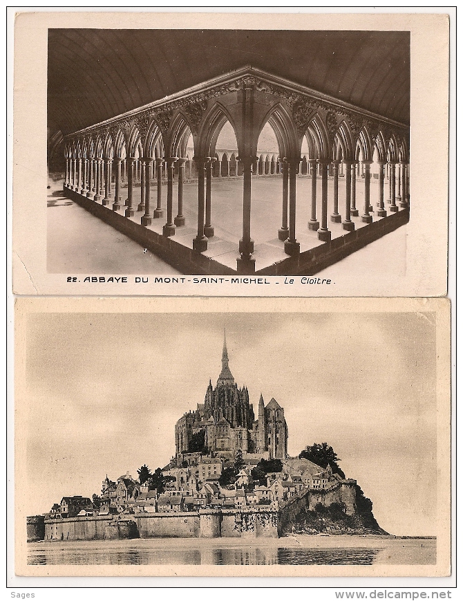 ABBAYE DU MONT ST MICHEL Manche , B 0208. 2 TARIFS, 20C Et 30C. 1935. 1937. - EMA (Empreintes Machines à Affranchir)