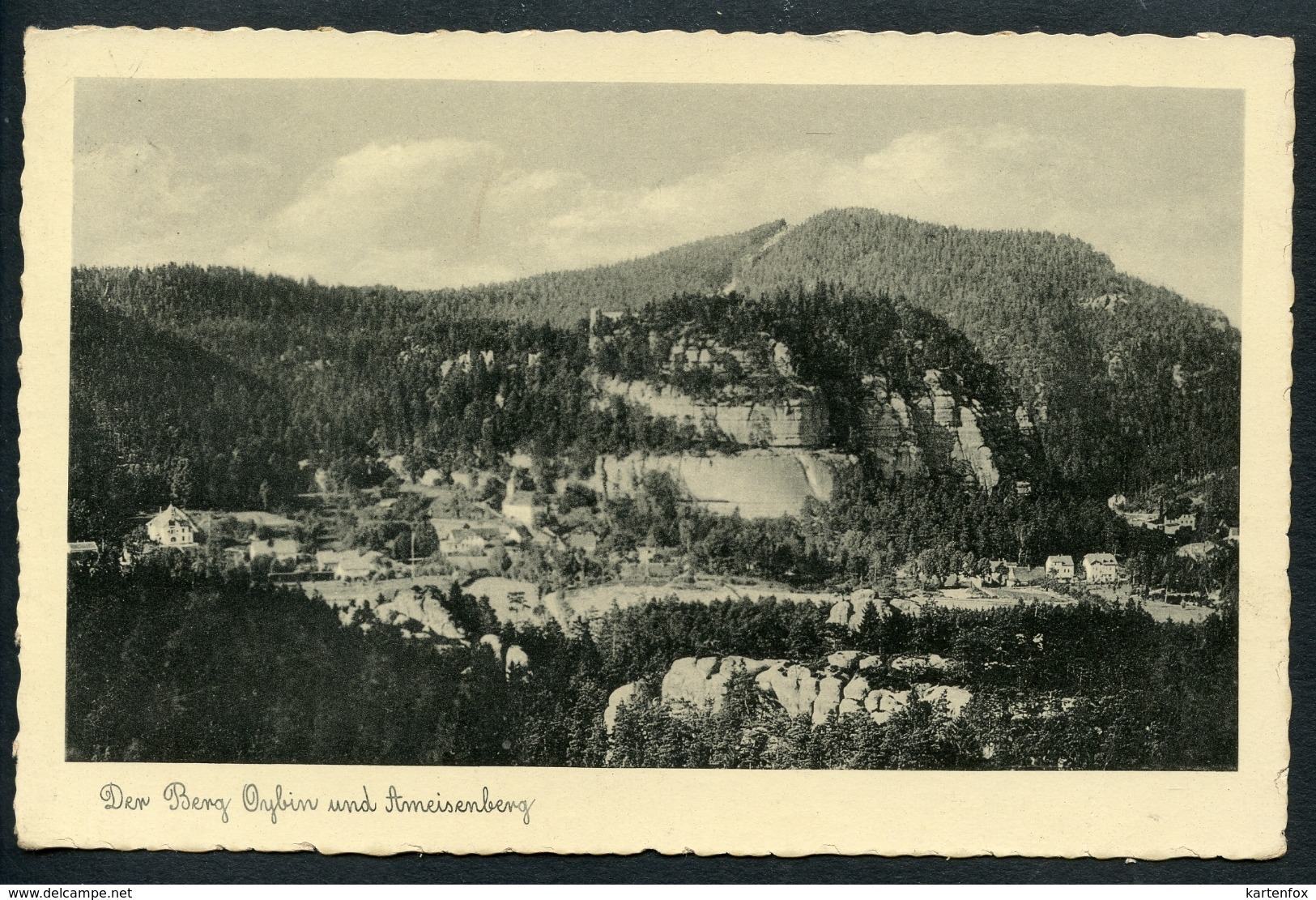 Berg Oybin Und Ameisenberg, Zittauer Gebirge, 17.9.1936, Spitzkunnersdorf, - Goerlitz