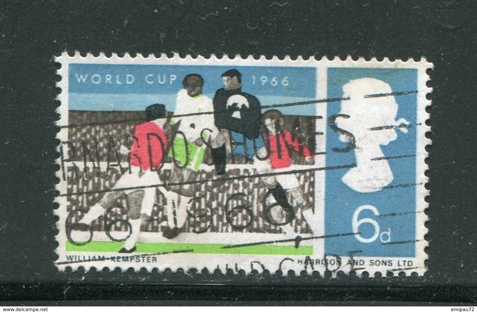 GRANDE BRETAGNE- Y&T N°442- Oblitéré (football) - 1966 – England