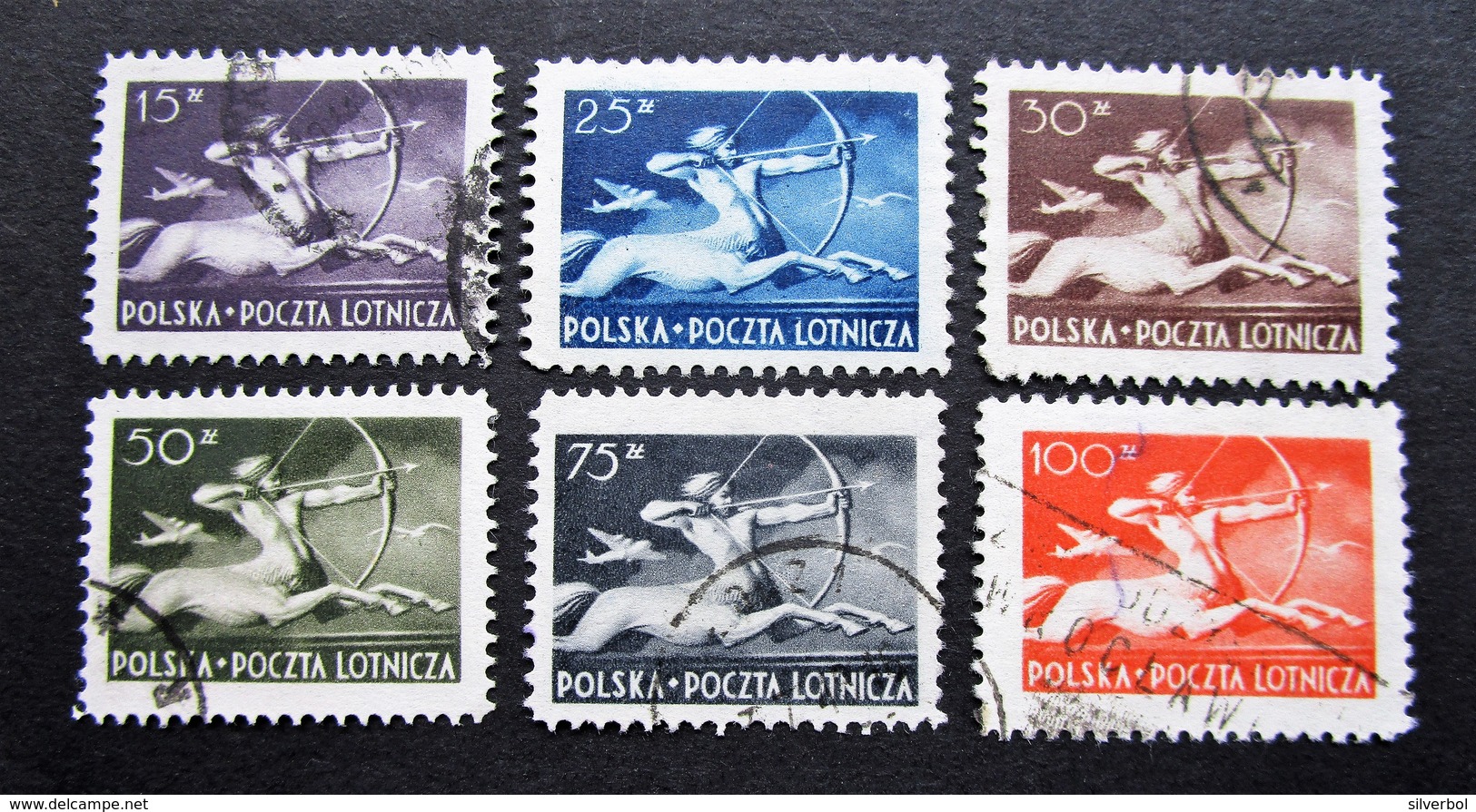 B2118 - Poland - 1948 - Sc. C21-C26 - Gebraucht