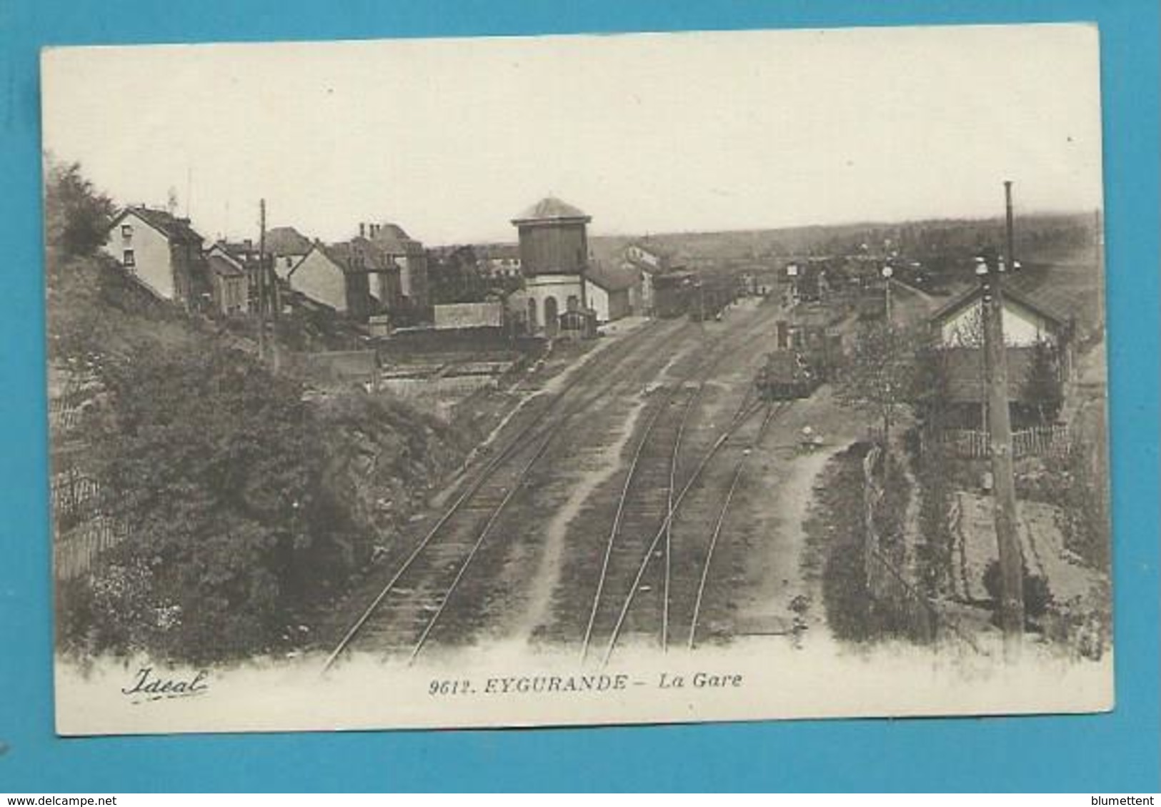 CPSM 9612 - Chemin De Fer Train Gare De EYGURANDE 19 - Eygurande