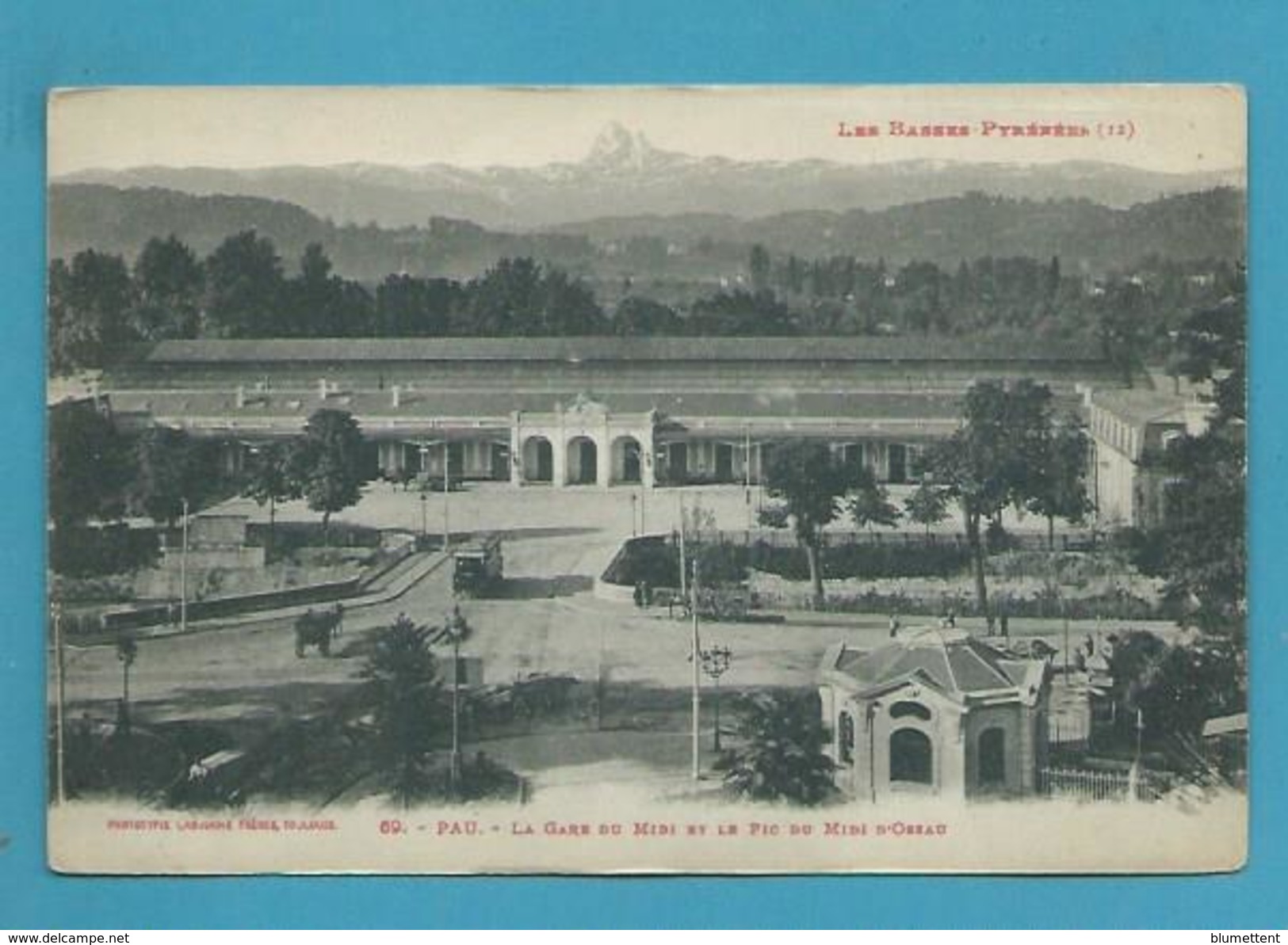 CPA LABOUCHE 69 - Chemin De Fer Train Gare Du Midi PAU 64 - Pau