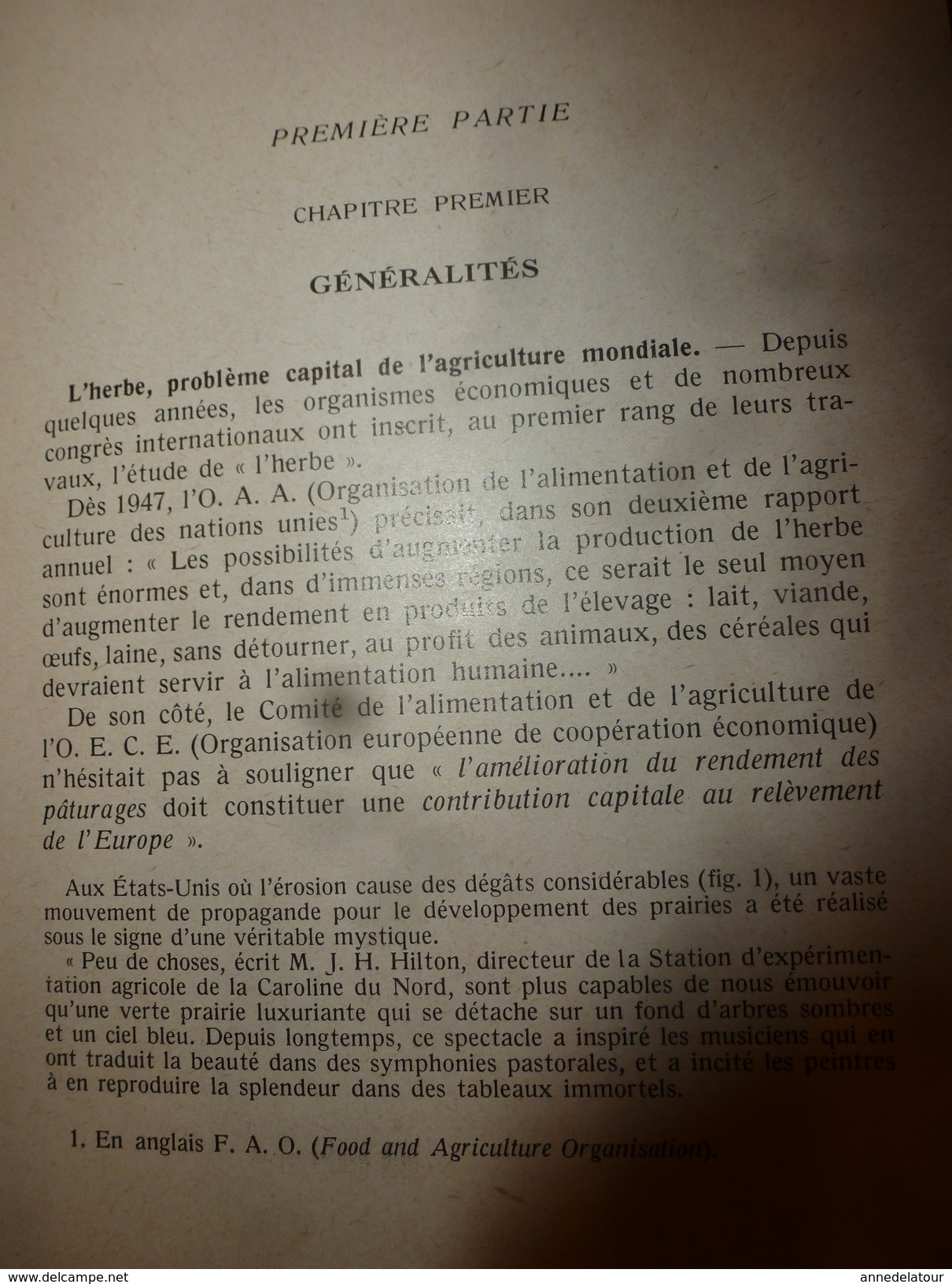 1954 Encyclopédie Des Connaissances Agricoles (Exploitation Intensive Des Prairies (herbages) - Enciclopedie