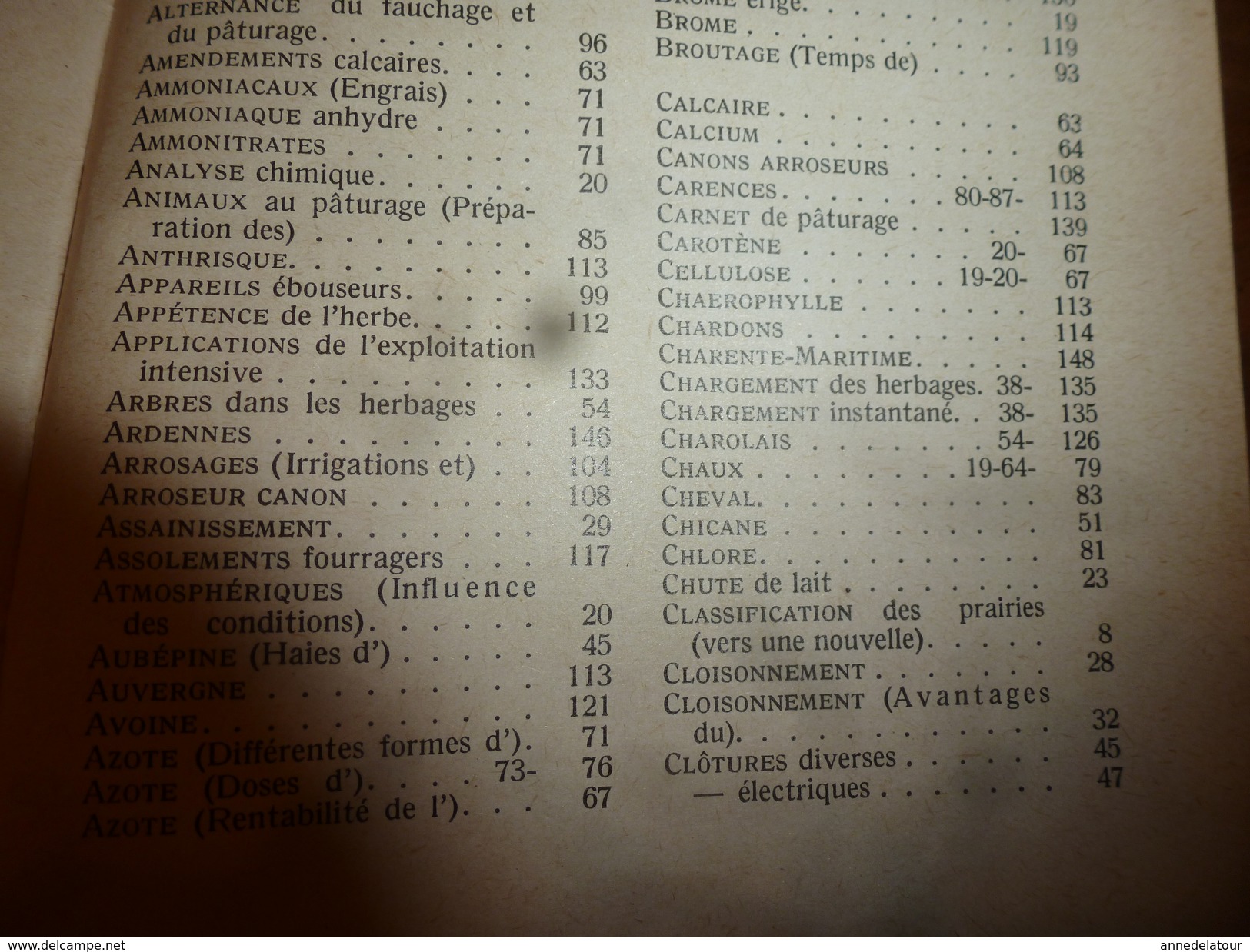 1954 Encyclopédie des connaissances agricoles (Exploitation intensive des prairies (herbages)