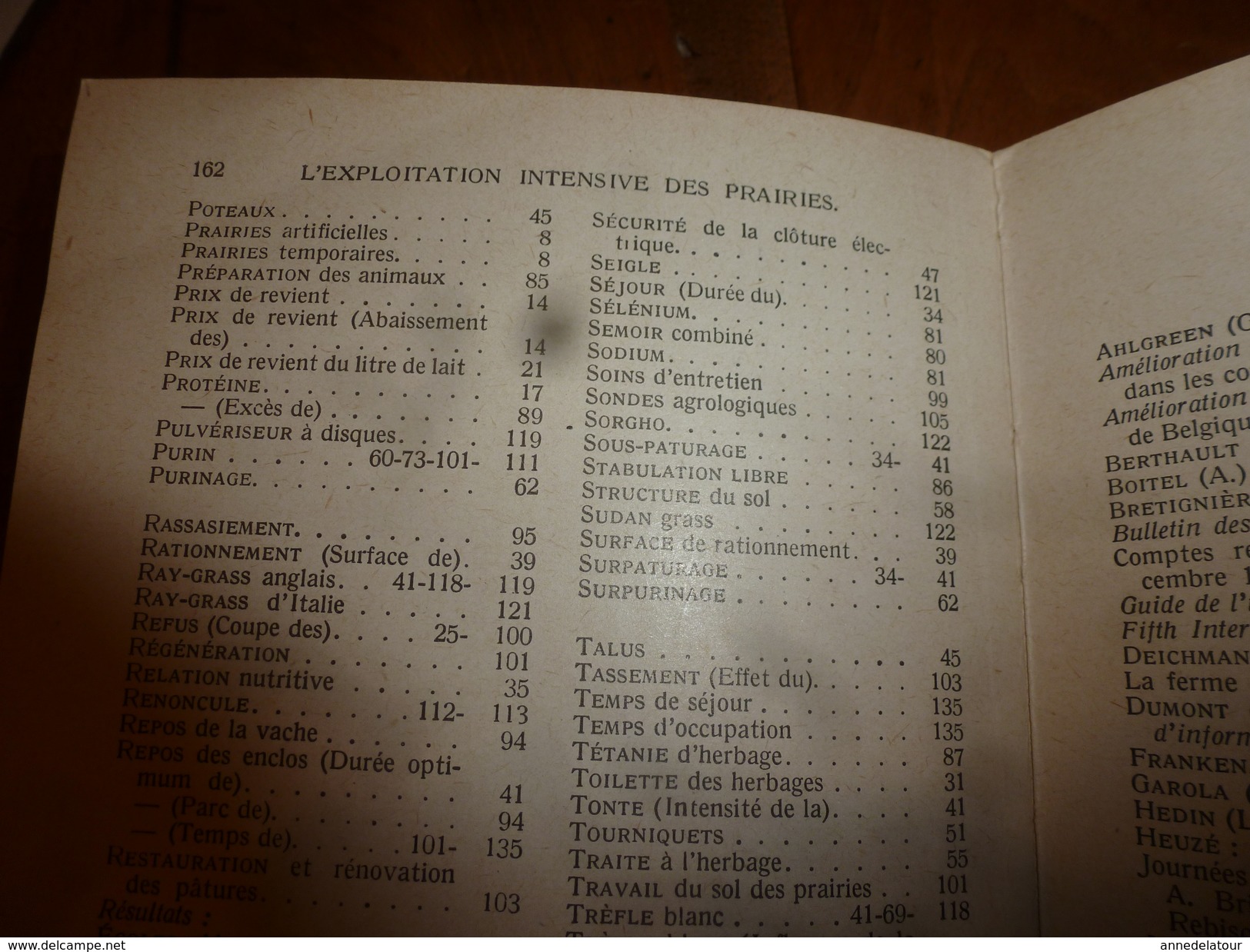 1954 Encyclopédie des connaissances agricoles (Exploitation intensive des prairies (herbages)