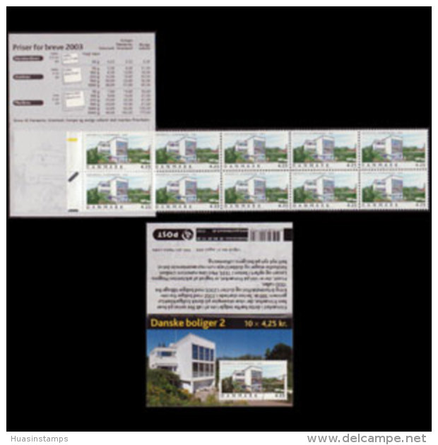 DENMARK 2003 - Scott# 1258A Booklet-Houses MNH - Neufs