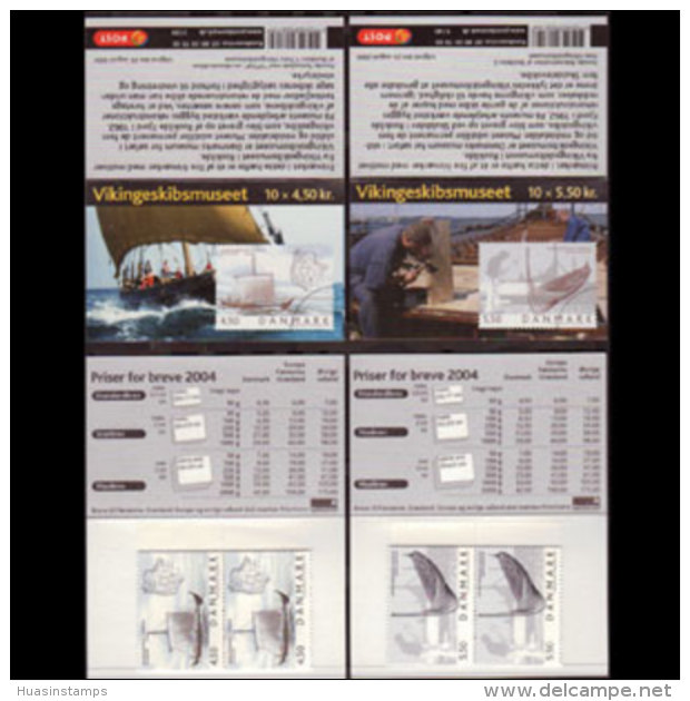 DENMARK 2004 - Scott# 1284A-5A Booklet-Ships MNH - Neufs