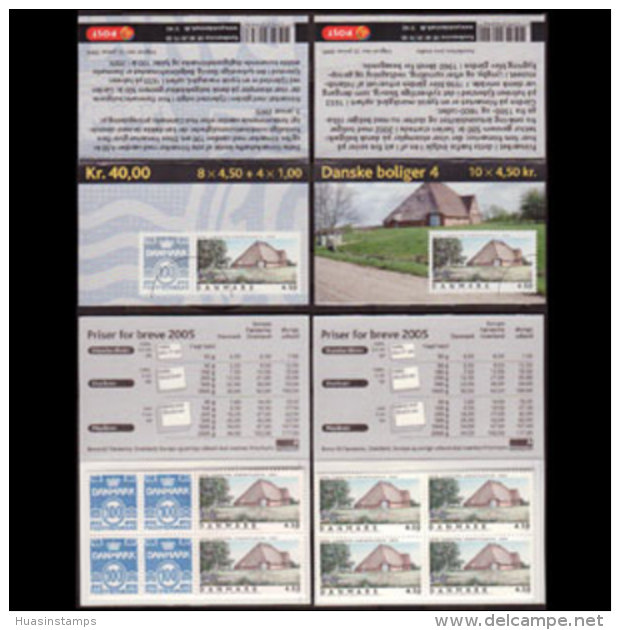 DENMARK 2005 - Scott# 1318B-8C Booklet-Houses MNH - Neufs