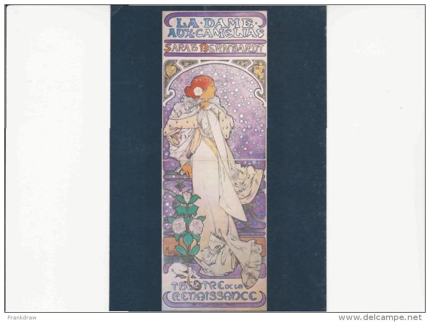 Postcard - Alfons Mucha - Woman With Camelias 1896  - Very Good - Non Classificati