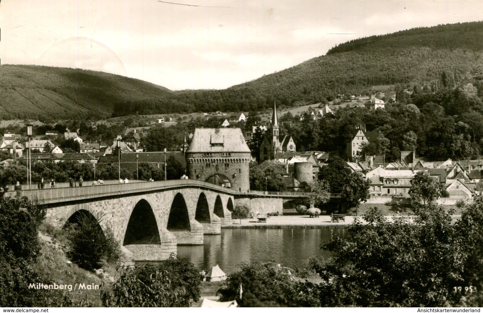 Miltenberg A. Main - Teilansicht Mit Brücke 1960 (000266) - Miltenberg A. Main