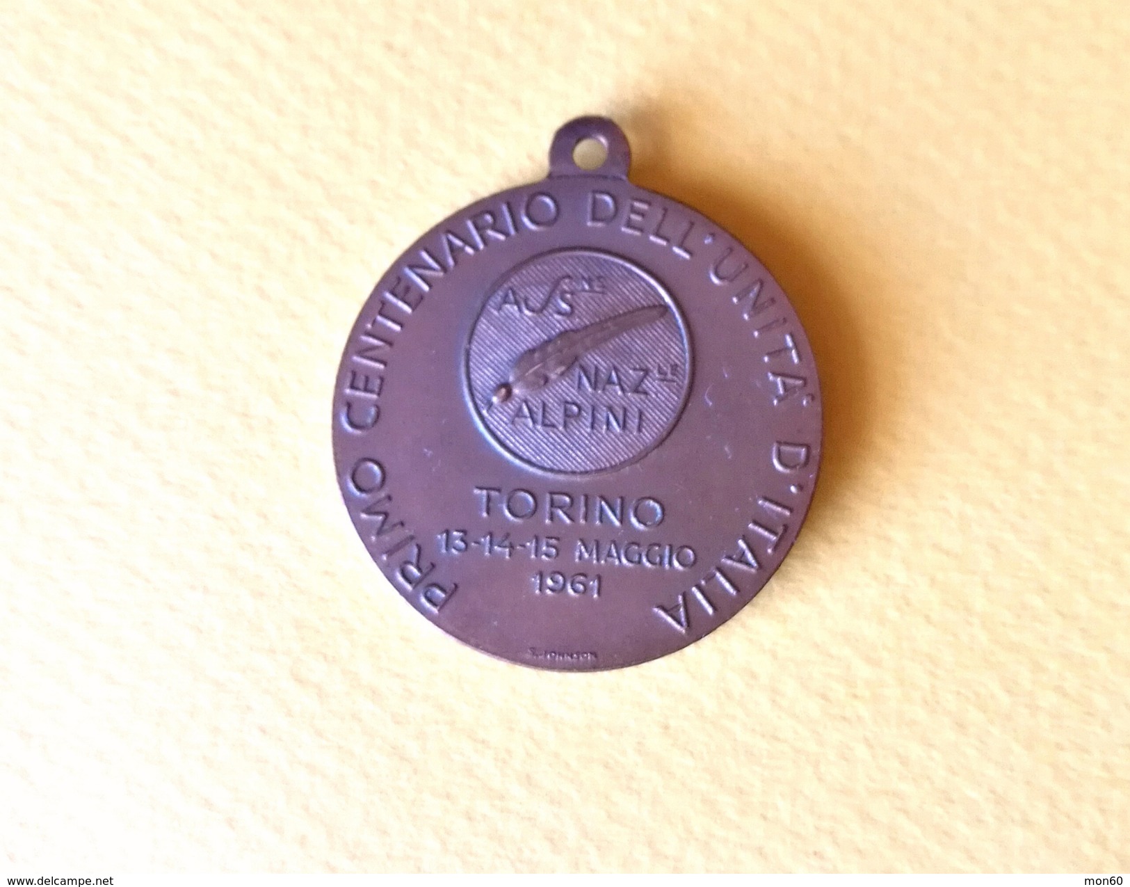 Medaglia Adunata Alpini Torino 1961 - ME103 - Altri & Non Classificati