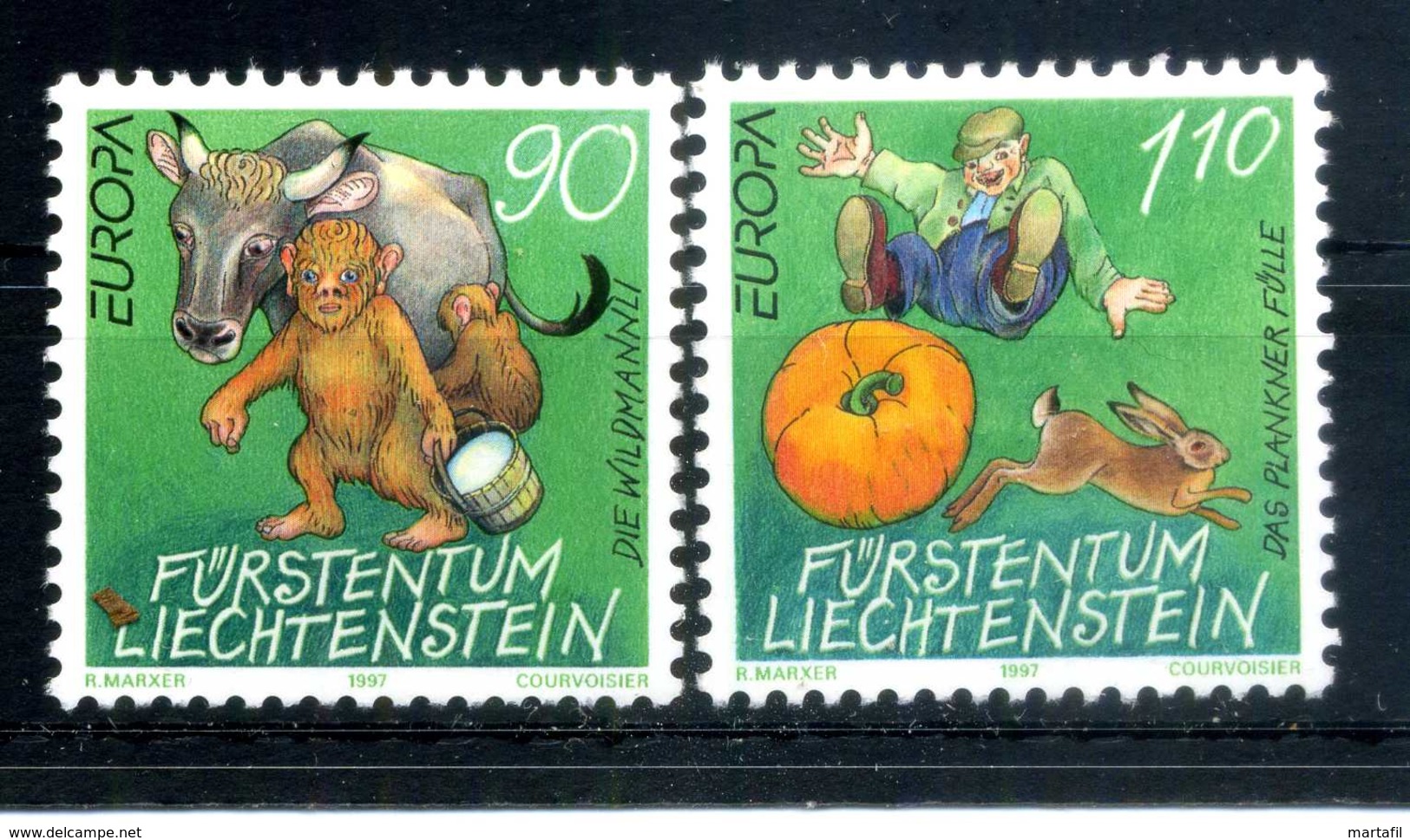 1997 LIECHTENSTEIN SERIE COMPLETA MNH** - Unused Stamps