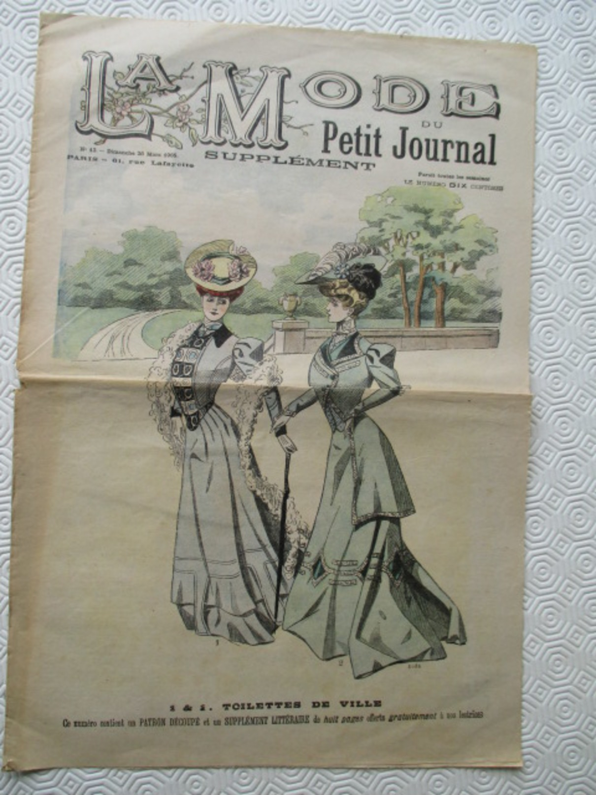 1905 -  LA MODE Parisienne - Supplément Hebdomadaire Du Petit Journal - - Le Petit Journal