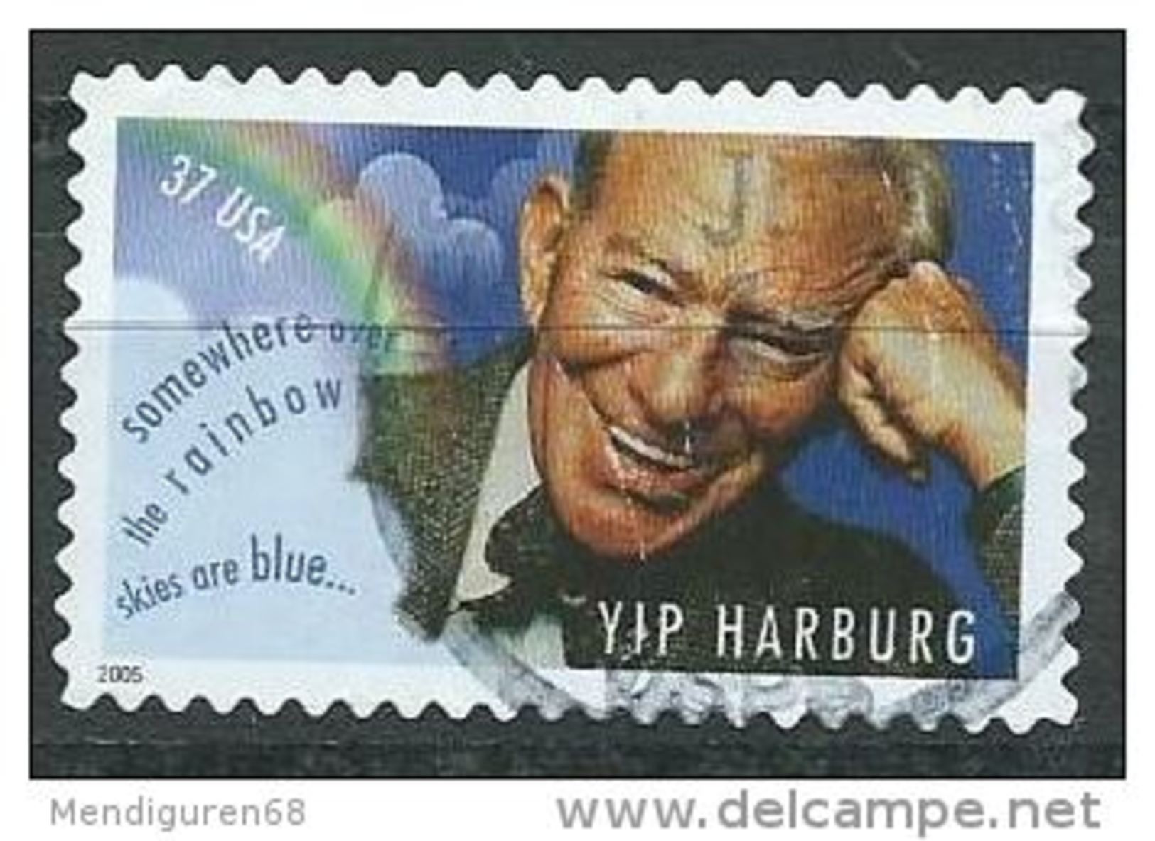 USA 2005 Yip Harburg 37c  USED SC 3905 YV 3644 MI 3939 SG 4422 - Used Stamps