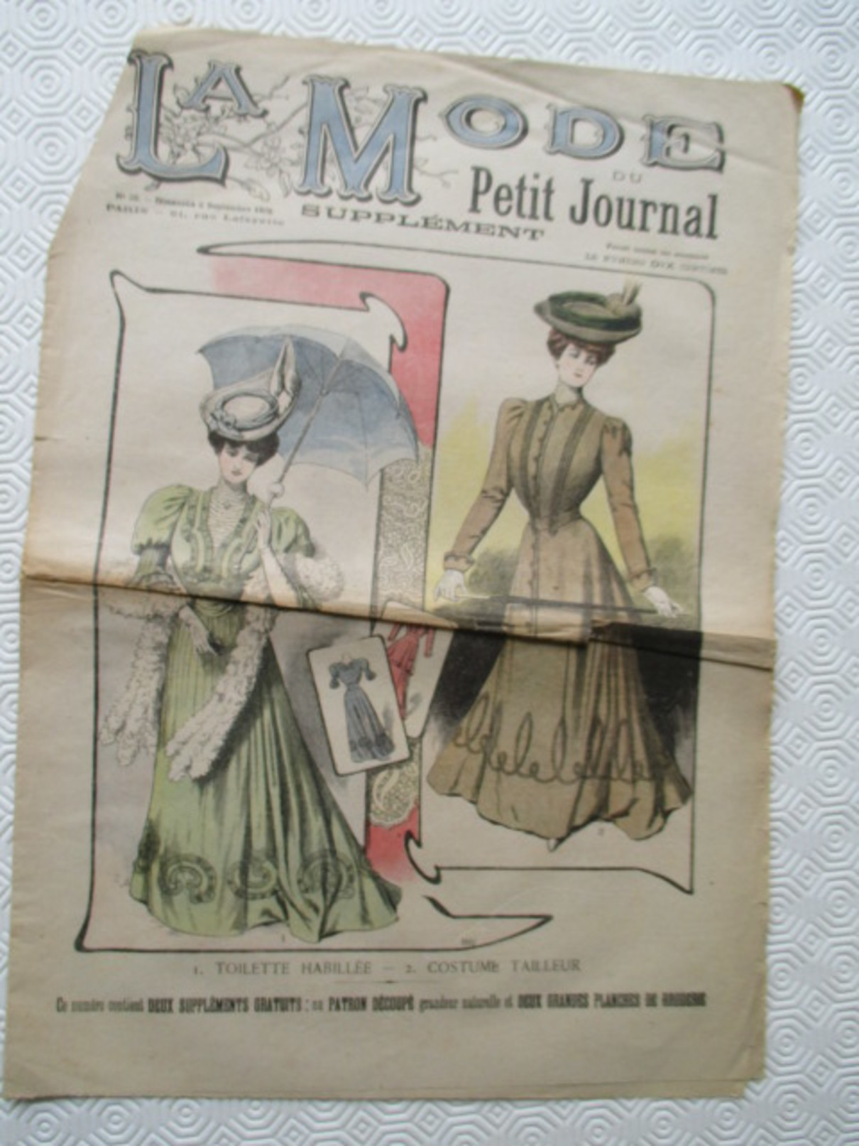 1905-  Journal LA MODE Parisienne - Supplément Hebdomadaire Du Petit Journal - En L'état - Le Petit Journal