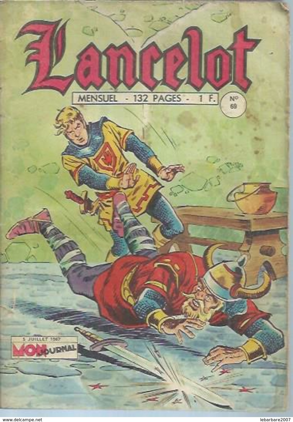 LANCELOT  N° 69  -  MON JOURNAL  1967 - Lancelot