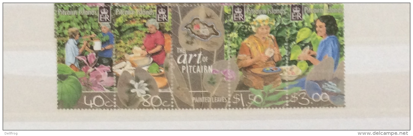 PITCAIRN ISLANDS 2003 ART OF PITCAIRN STRIP MNH - Pitcairn Islands