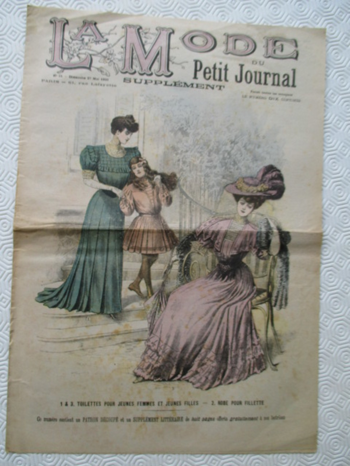 1906 -  Journal LA MODE Parisienne - Supplément Hebdomadaire Du Petit Journal Paris - - Le Petit Journal