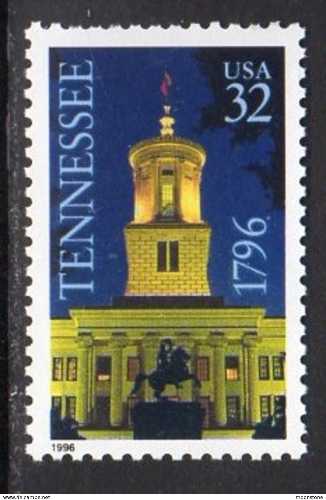 USA 1996 Bicentenary Of Tennessee Statehood, Ordinary Gum, MNH (SG 3205) - Nuovi