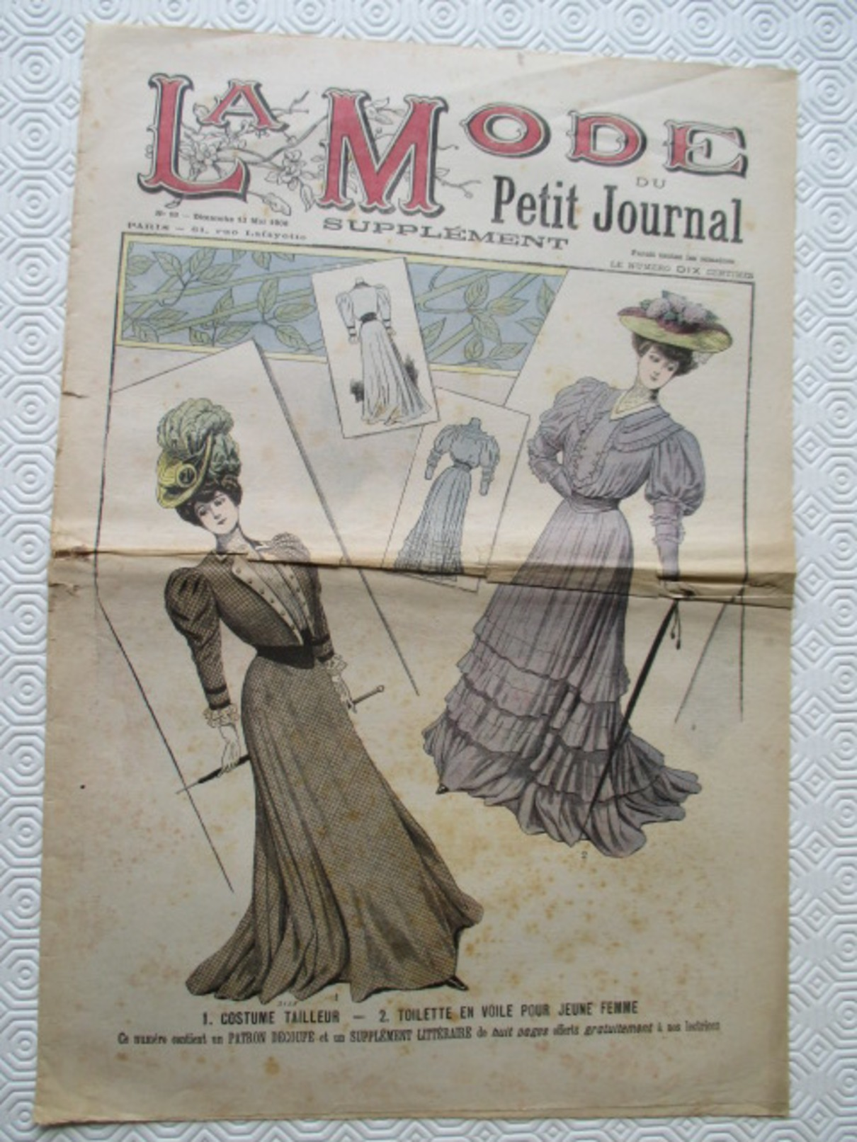 1906 -  Journal LA MODE Parisienne - Supplément Hebdomadaire Du Petit Journal De Paris - - Le Petit Journal