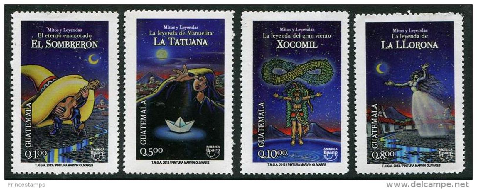 Guatemala (2013)  - Set  -  /  Legends - Myths - UPAEP - Joint Issues