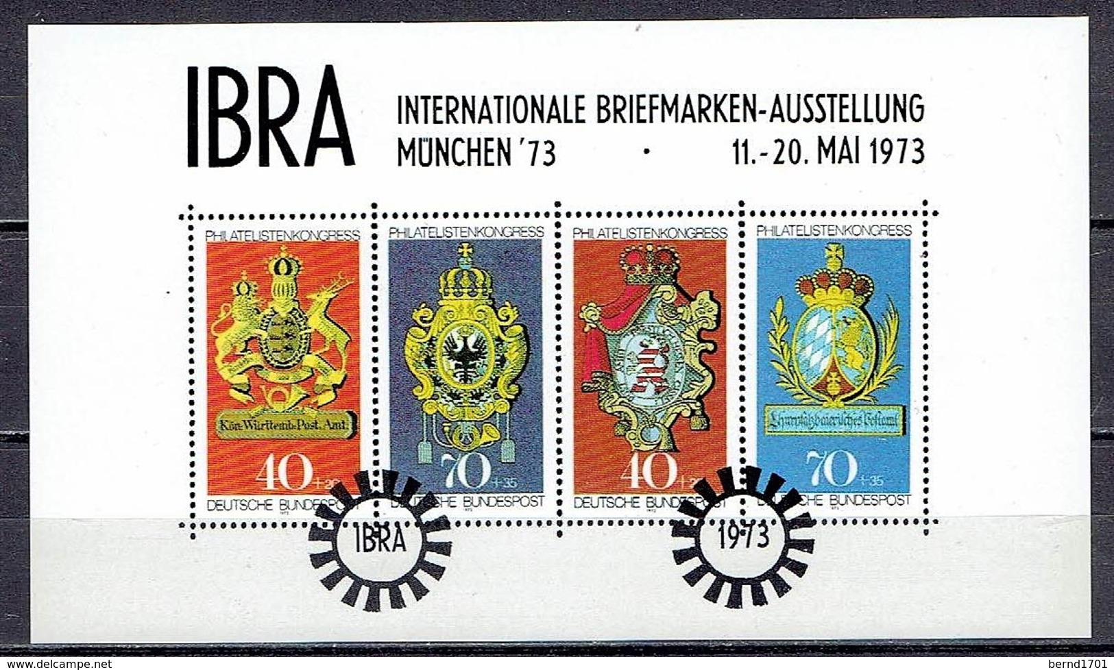 Germany - VIGNETTE # IBRA München 1973 (J1259) - Briefmarkenausstellungen