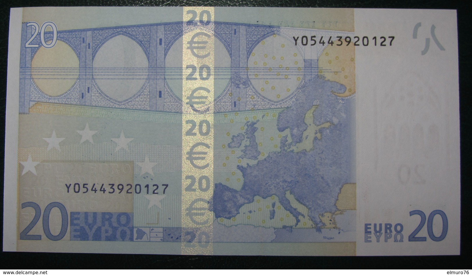 20 EURO N007G5 Draghi Serie Y Greece Perfect UNC - 20 Euro