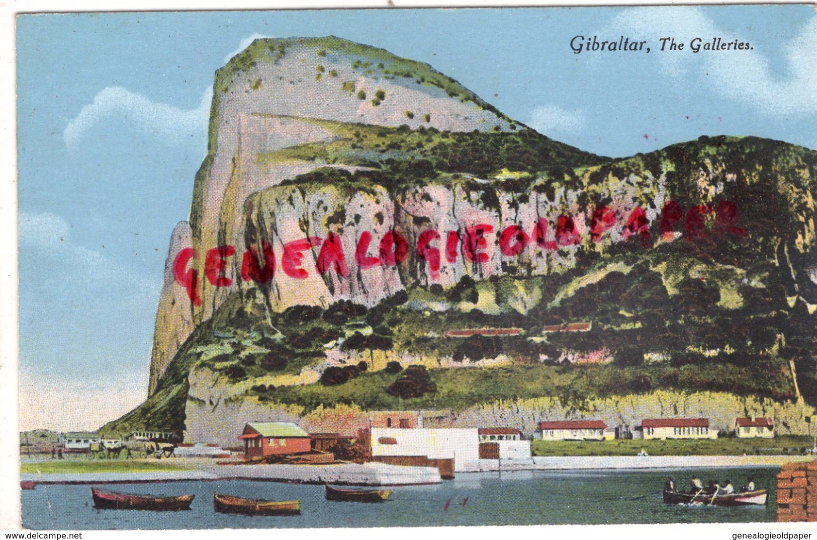 ESPAGNE- GIBRALTAR- THE GALLERIES  1915 - Gibraltar