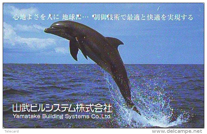 Télécarte Japon * DAUPHIN * DOLPHIN (811) Japan () Phonecard * DELPHIN * GOLFINO * DOLFIJN * - Dolfijnen