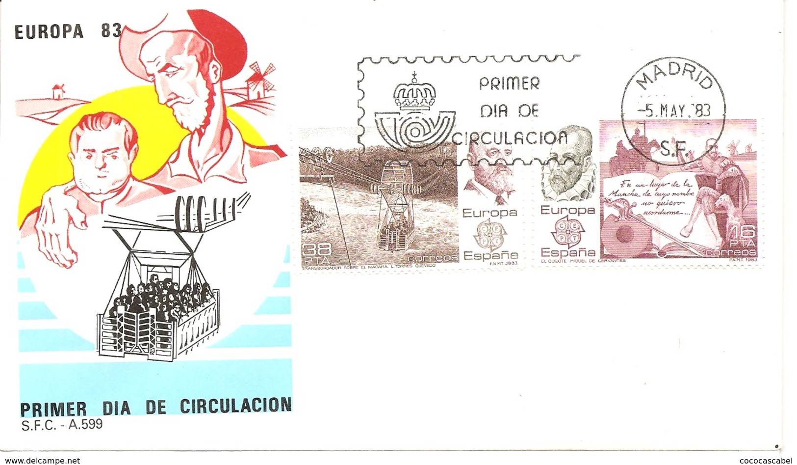 España/Spain -Sobre Primer Día-FDC  Edifil-2703-04 - Yvert 2319-20 - FDC