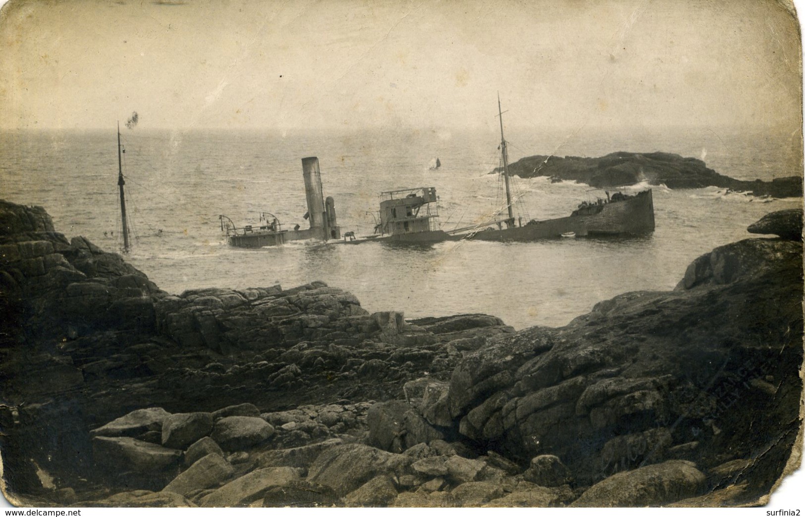 SCILLY ISLES? - WRECK OF UNKNOWN SHIP RP Sc12 - Scilly Isles