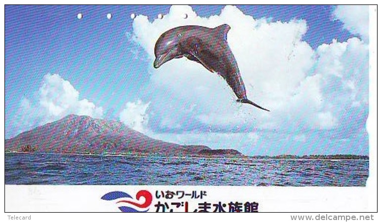 Télécarte Japon * DAUPHIN * DOLPHIN (817) Japan () Phonecard * DELPHIN * GOLFINO * DOLFIJN * - Dolfijnen