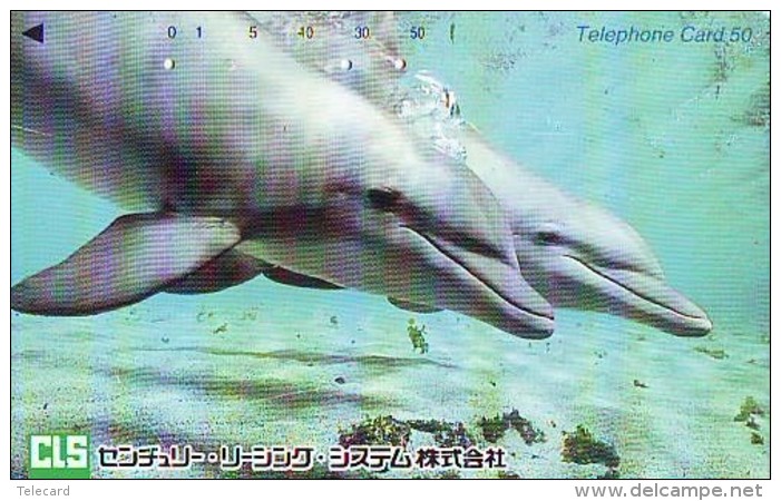 Télécarte Japon * DAUPHIN * DOLPHIN (839) Japan () Phonecard * DELPHIN * GOLFINO * DOLFIJN * - Dolphins